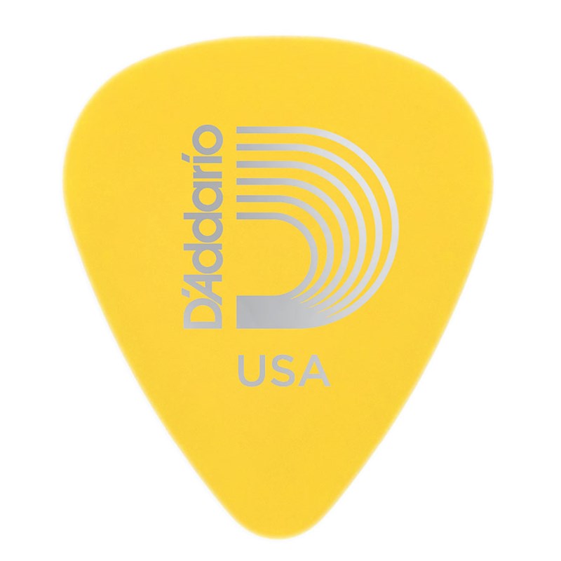 D'addario Planet Waves 1DYL3 Duralin Standard Guitar Picks Light/Medium 0.70mm Yellow